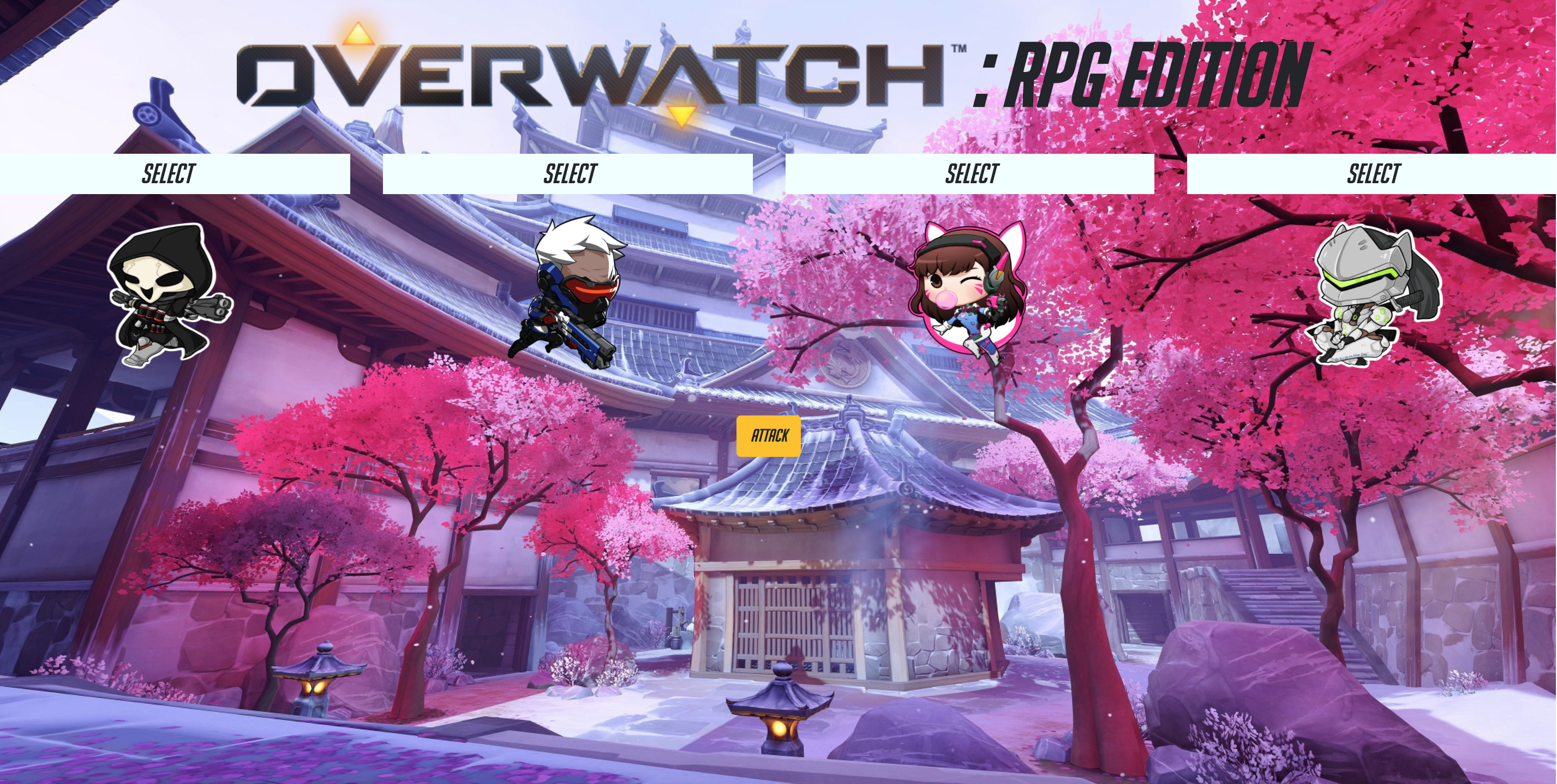 Screenshot of Overwatch RPGSS Site